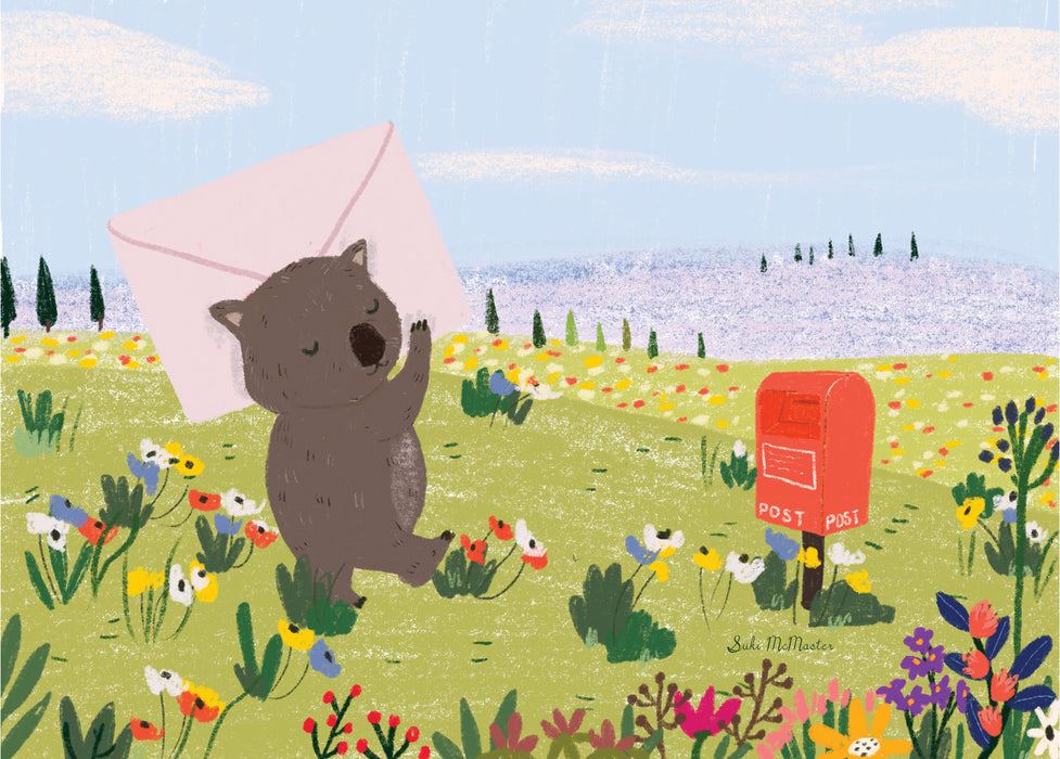 Blank Card - Sending You Love by Suki McMaster