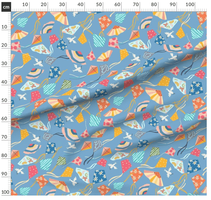 Kites - Suki McMaster Melbourne Design Fabric Collection