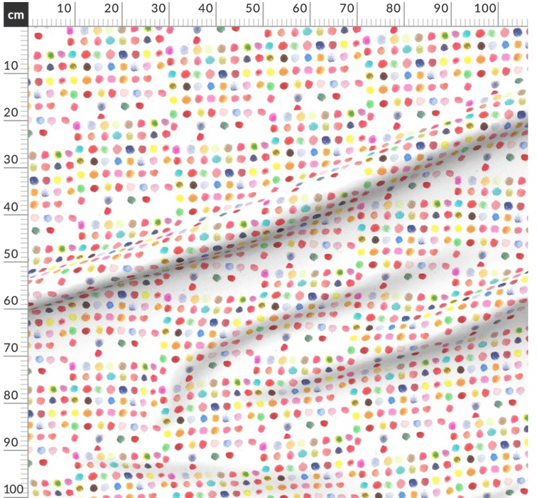 Colourful Dots Design - Suki McMaster Fabric Collection Melbourne Design