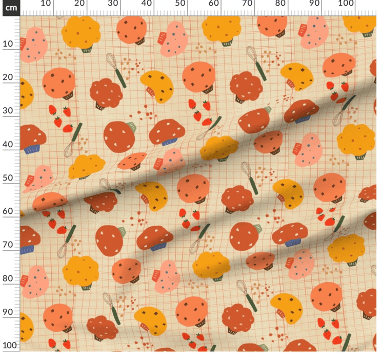 Muffin Bake Design - Suki McMaster Fabric Collection Melbourne Design