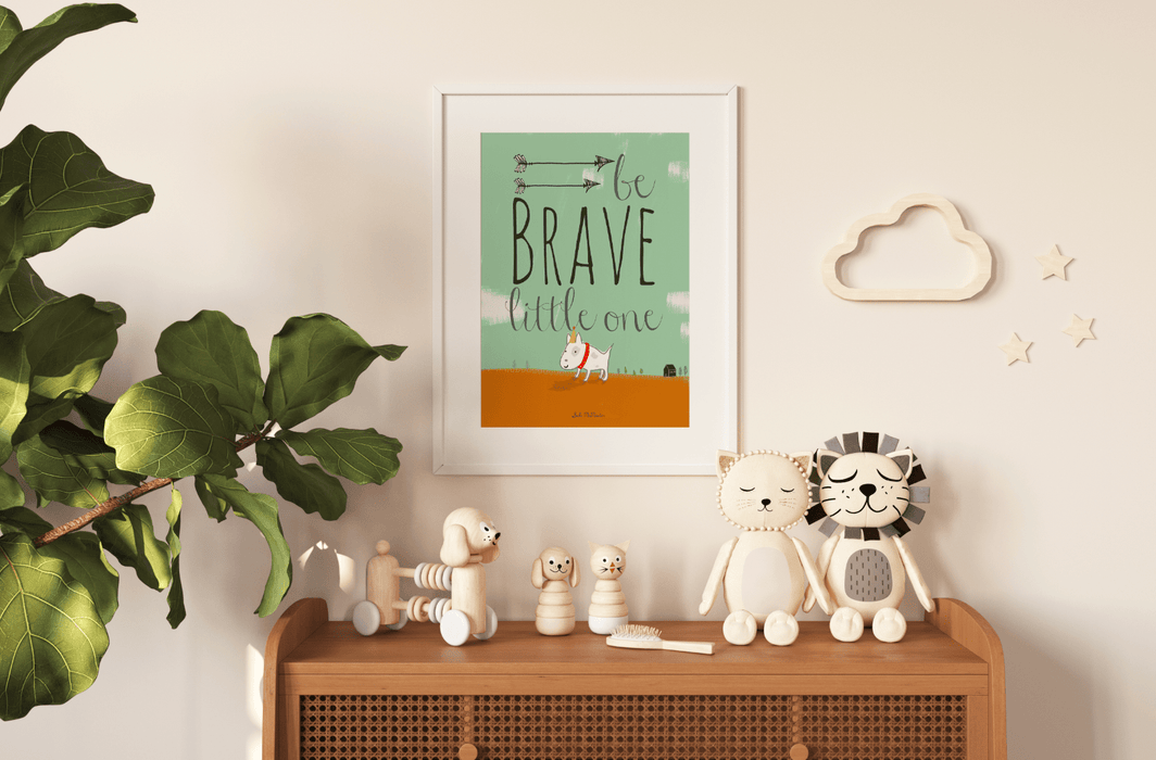 Suki McMaster Wall Art Be Brave Little One