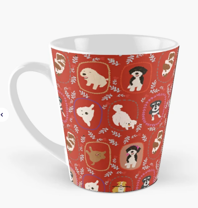 Ceramic Mug - My Dog Is My Valentine by Suki McMaster
