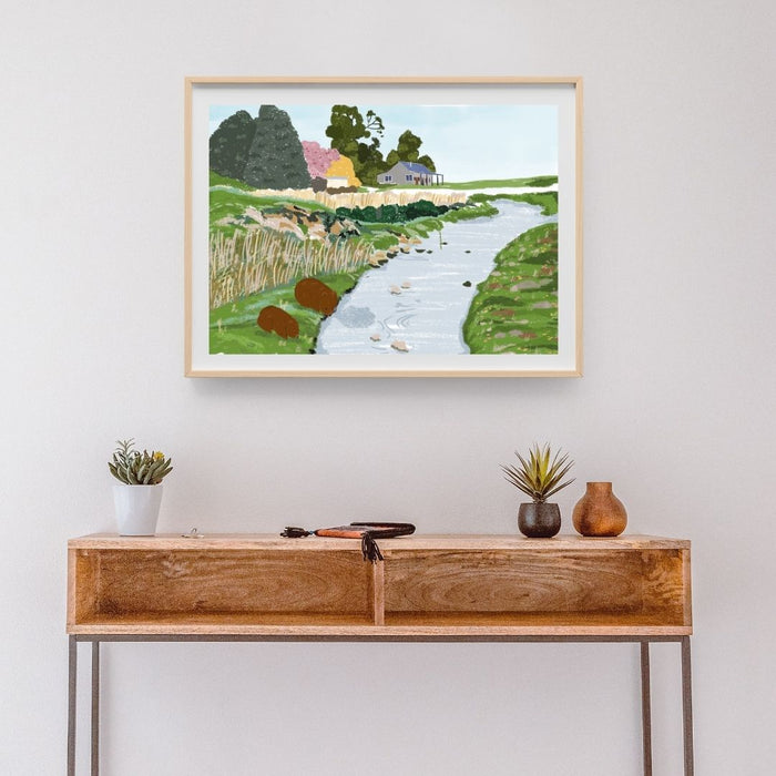 Australian Animal Wall Art - Wombats Family by Suki McMaster
