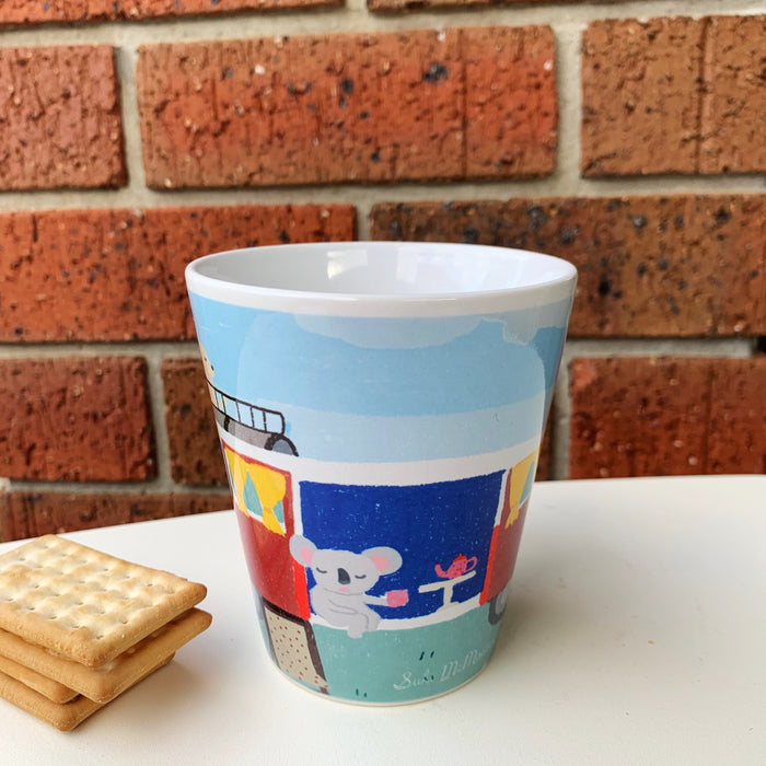 Suki McMaster Mug - Koala and Red Kombi