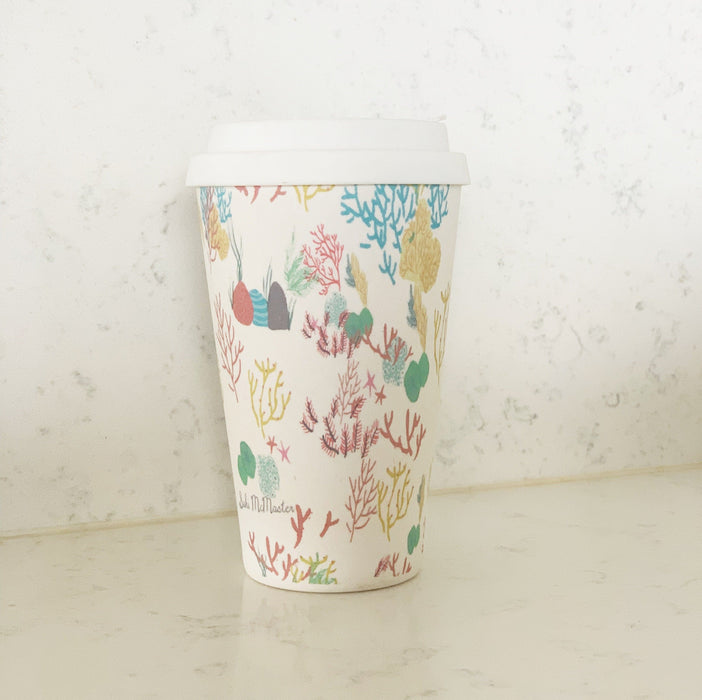 Bamboo Reusable Cup - Platypus (Large) by Suki McMaster