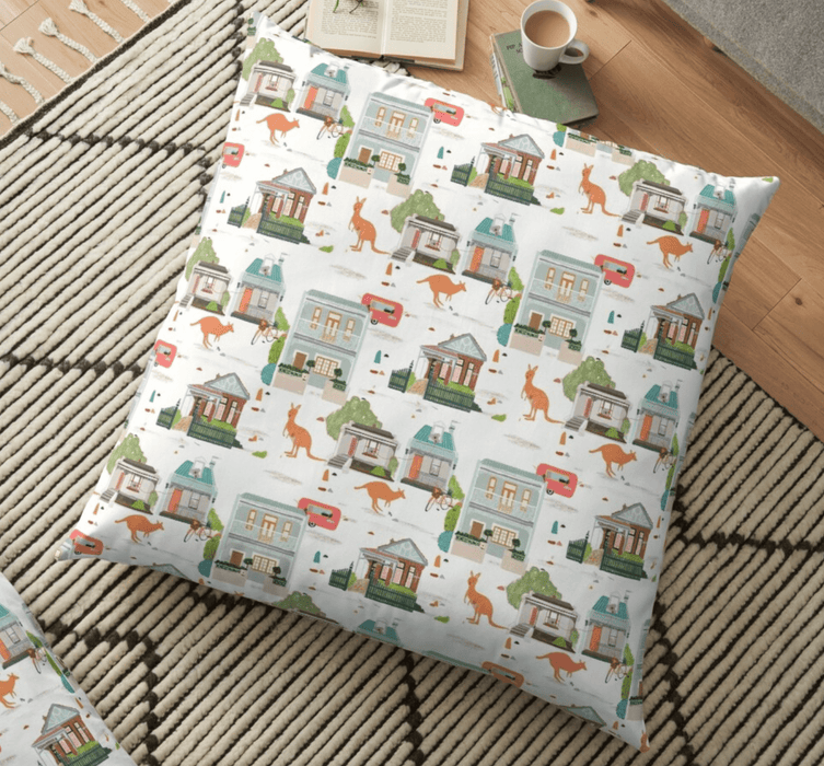 Suki McMaster Melbourne Design extra large Australian houses Melbourne houses pillow dog bed reading corner