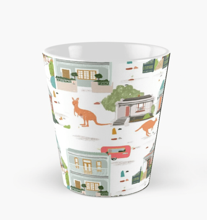 Ceramic Mug - Melbourne Lockdown by Suki McMaster