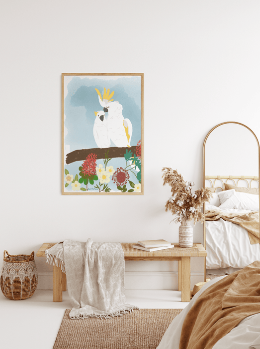 Australian Animal Wall Art Print - Cocky by Suki McMaster