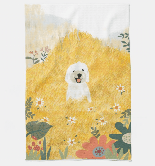 Kitchen Tea Towel - Daisy by Suki McMaster