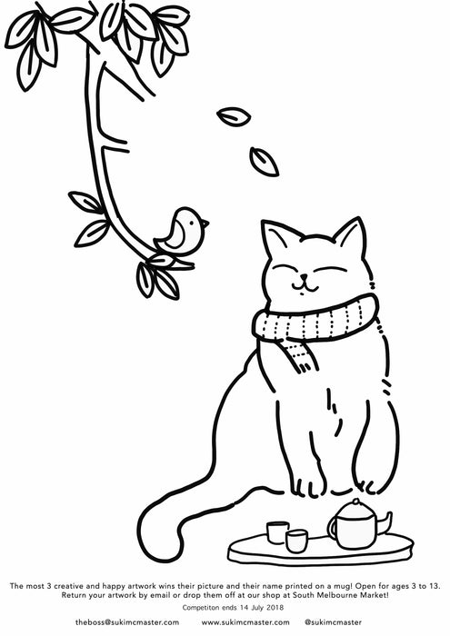 Suki McMaster School Holiday Colouring - Free Download