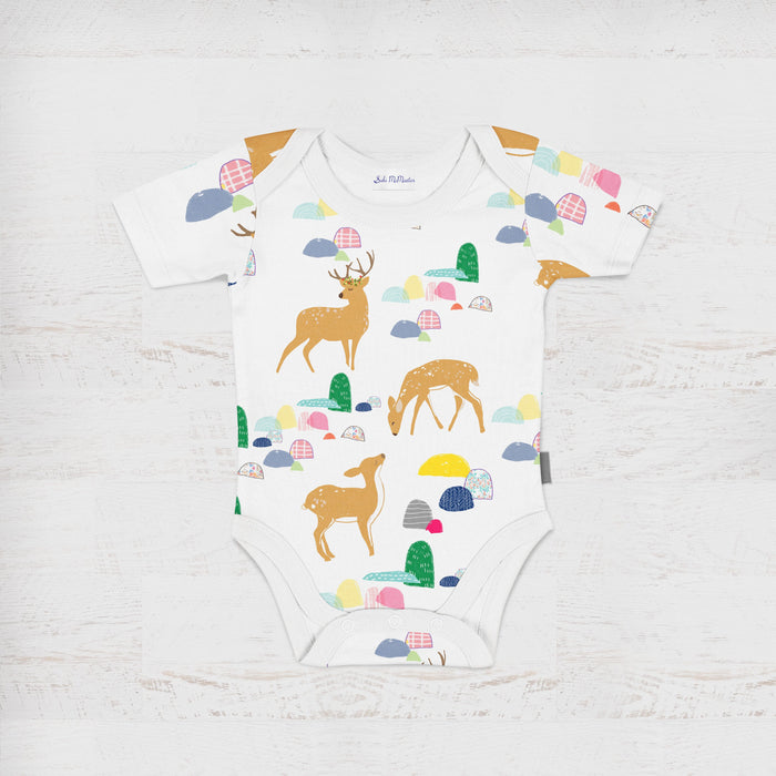 Organic Cotton Baby Onesie Romper - Deer by Suki McMaster