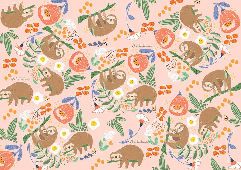 Suki McMaster Wrapping Paper - Sloth