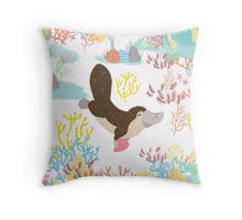 Cushion Cover - Platypus by Suki McMaster