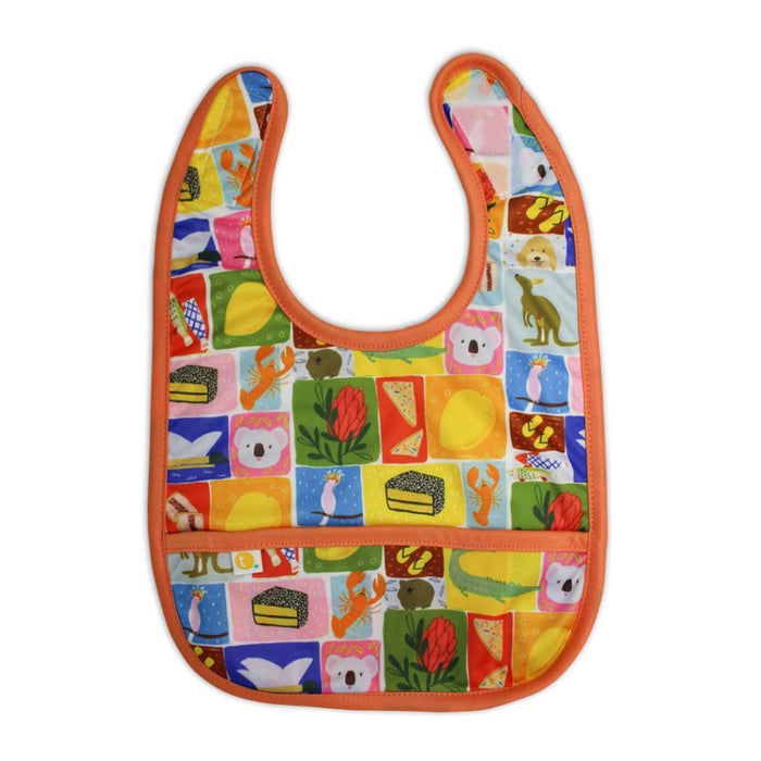 Tyoub x Suki McMaster Baby Bib Stay-dry - Aussie Icons