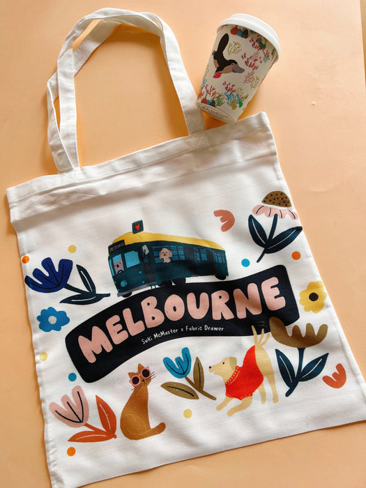 Limited Edition Melbourne Tote Bag by Suki McMaster X Fabric Drawer