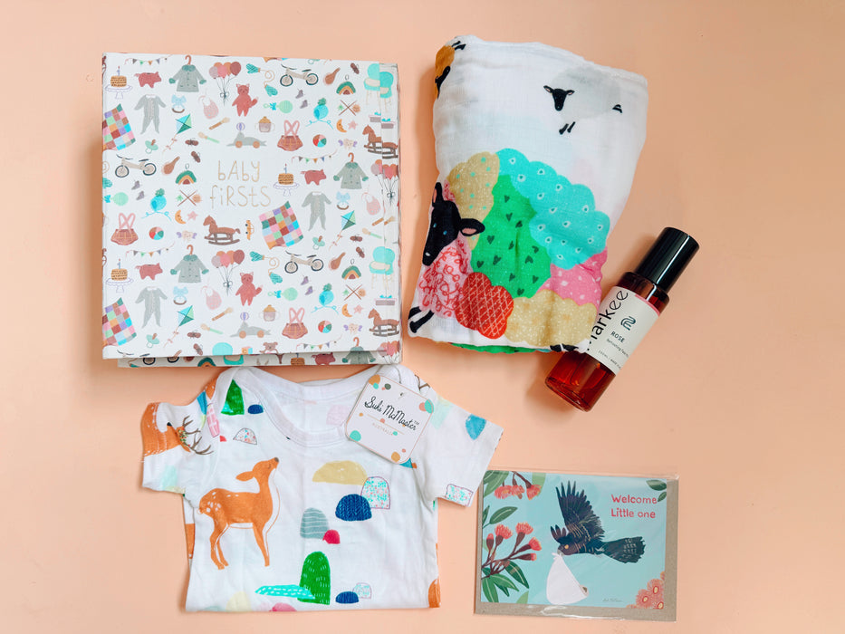 Baby Gift Box Set — Suki McMaster × Markee | Newborn Welcome Bundle