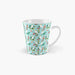 Durable ceramic mug with colourful cockatoo design, dishwasher and microwave safe