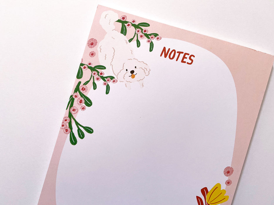 Daisy and Jaffa Notepad - by Suki McMaster X Fabric Drawer