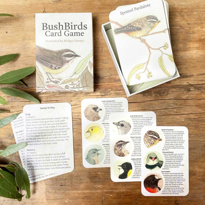 The Bush Birds Card Game by Bridget Farmer