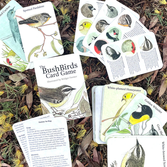 The Bush Birds Card Game by Bridget Farmer