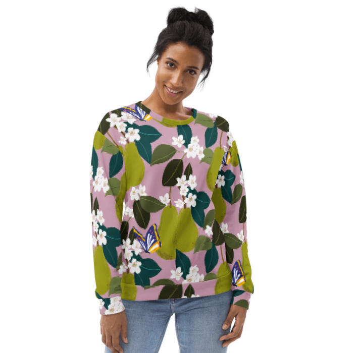 (PRE-ORDER) Winter Jumper - Pear and Floral by Suki McMaster (XS-3XL)