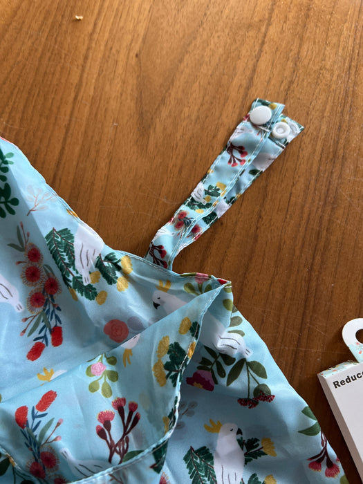 Reusable Shopping Bag - Cockatoo And Australian Native Floral by Suki McMaster