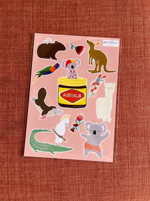 "All About Australia" Sticker Set by Suki McMaster