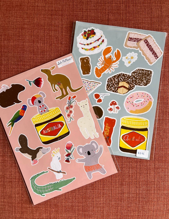 "All About Australia" Sticker Set by Suki McMaster