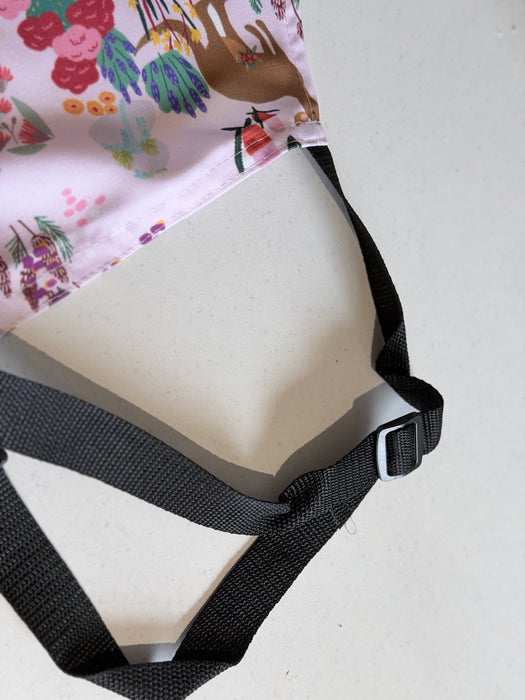 Adult Apron - Pink Kangaroo by Suki McMaster