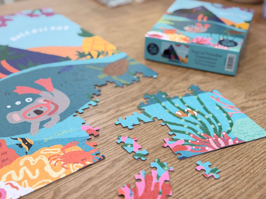 Tropical Paradise Queensland — Jigsaw Puzzle 500 pieces | Art by Suki McMaster × The Puzzle Collab