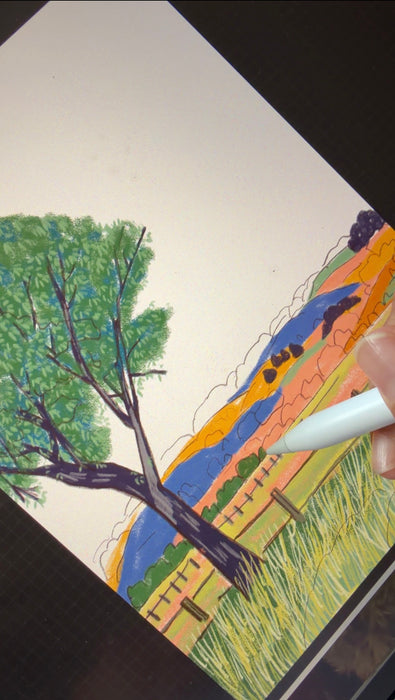 Australian Landscape Wall Art Print - Flynn by Suki McMaster