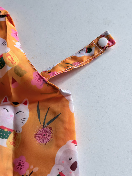Reusable Shopping Bag – Japanese Lucky Cat and Koala Eco Tote by Suki McMaster