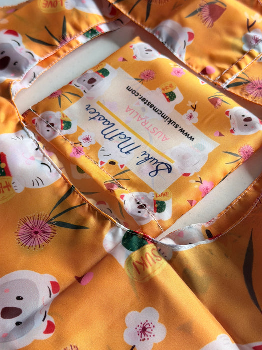 Reusable Shopping Bag – Japanese Lucky Cat and Koala Eco Tote by Suki McMaster