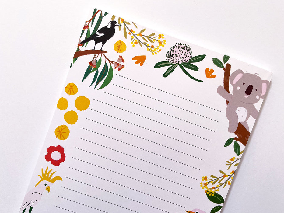 Land Down Under Australian Animal Notepad - by Suki McMaster X Fabric ...
