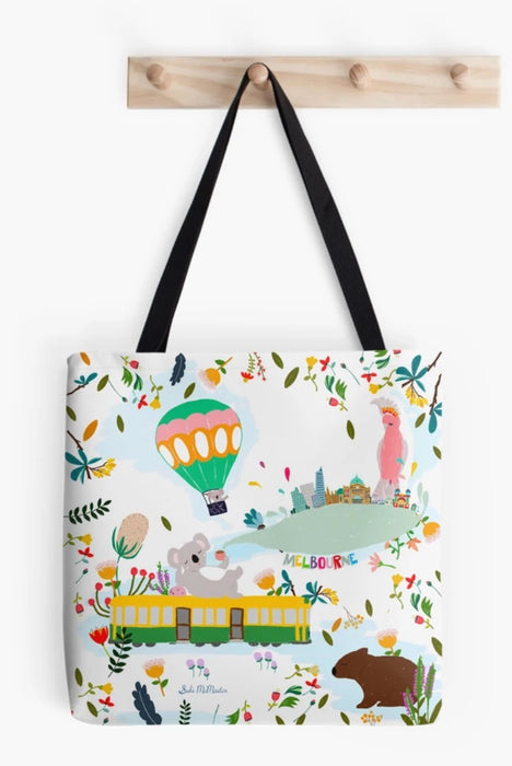 Tote Bag - Melbourne Icons by Suki McMaster