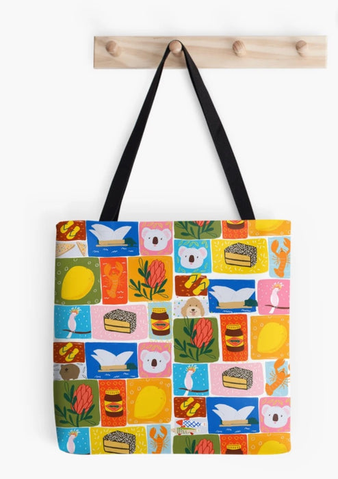 Tote Bag - Aussie Icons by Suki McMaster