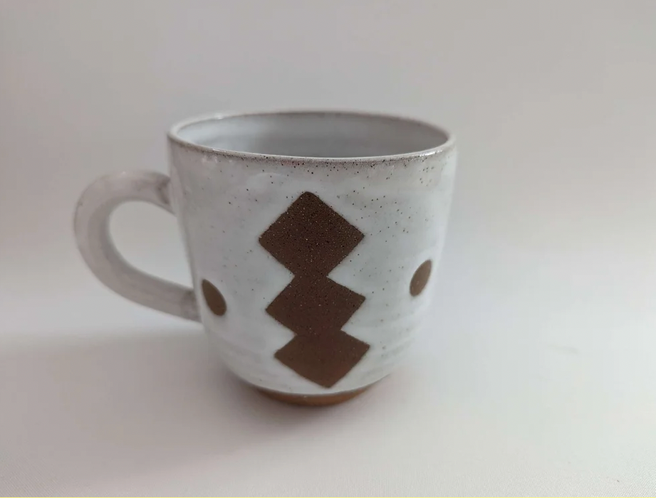 Handmade Ceramic Mug - Aztec Mug (A, B, C) by Clay By Tina