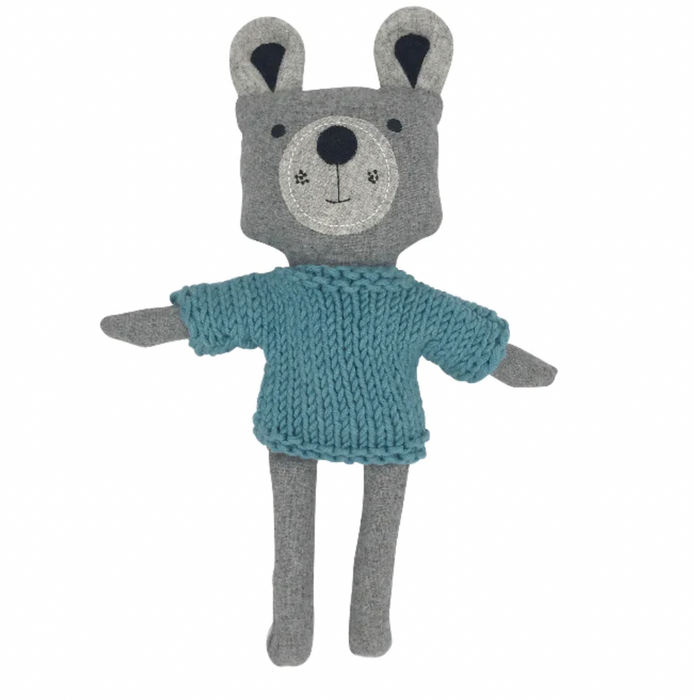 Soft Toy - Basil Bear by And The Little Dog Laughed