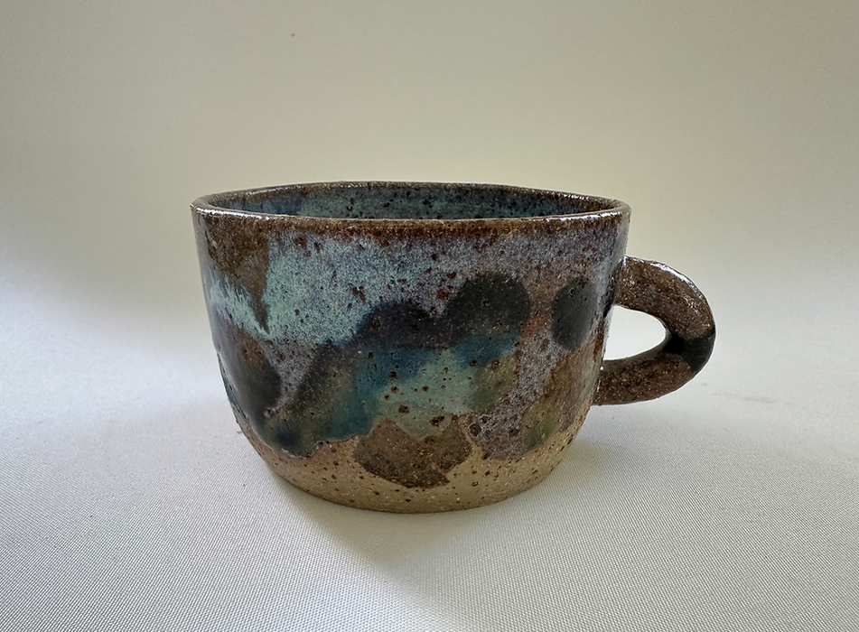 Handmade Ceramic Mug - L Mug (Dot splash) by Clay By Tina
