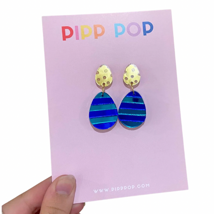 Earrings - Easter Egg Dangles by Pipp Pop