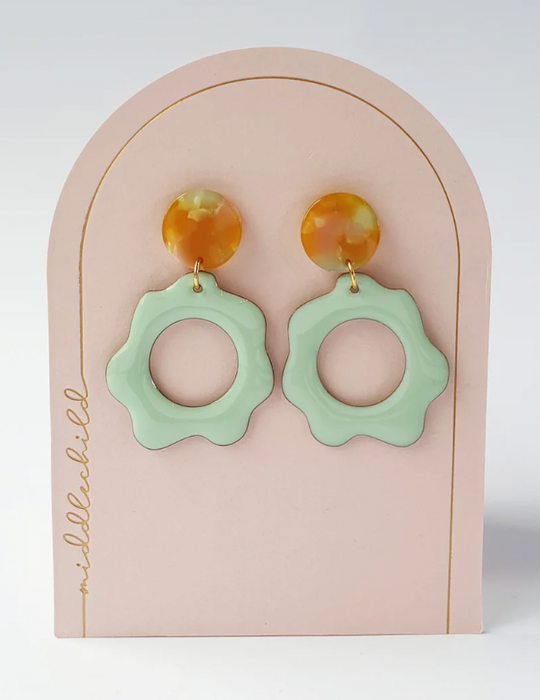 Earrings - Floret | Honeydew by Middle Child
