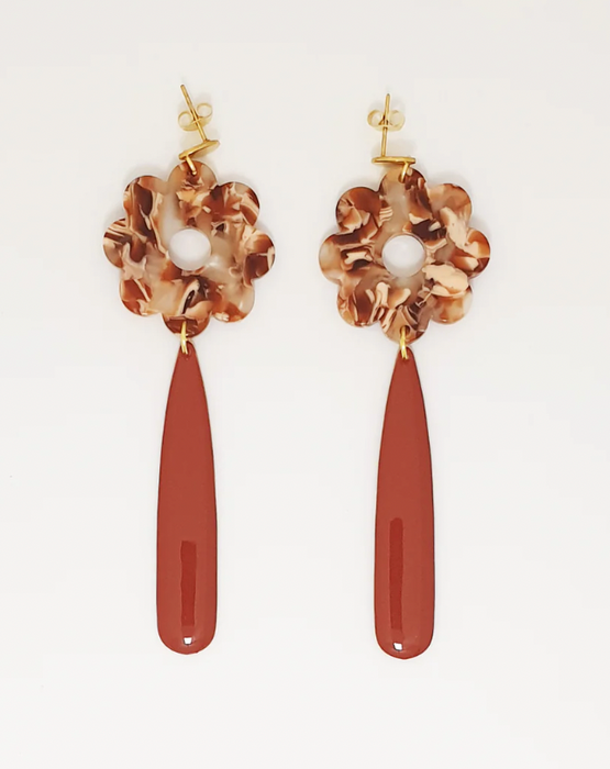Earrings - Tootsie | Milk Choc by Middle Child