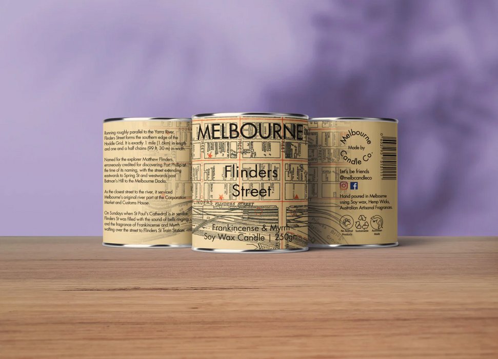 Flinders Street Soy Candle - by Melbourne Candle Co.