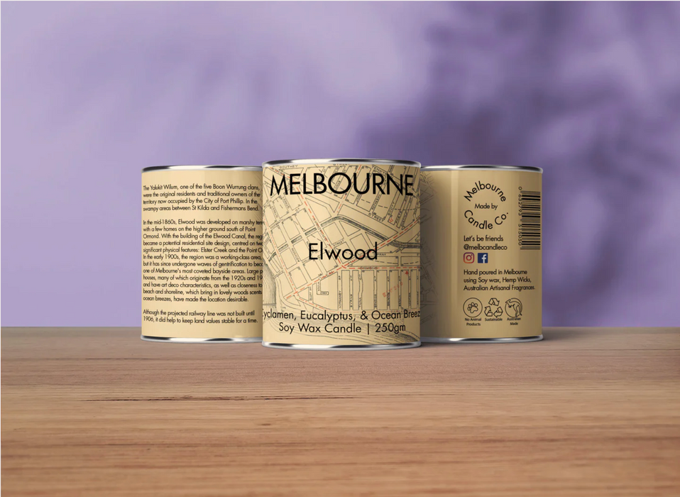 Elwood Soy Candle - by Melbourne Candle Co.