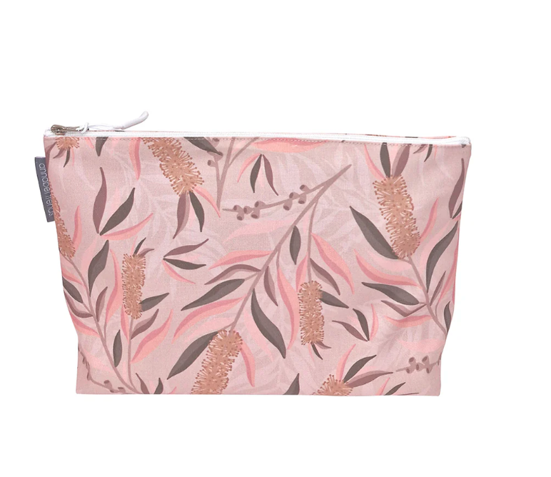 Cosmetic Bag - Bottlebrush (Cotton) by Annabel Trends