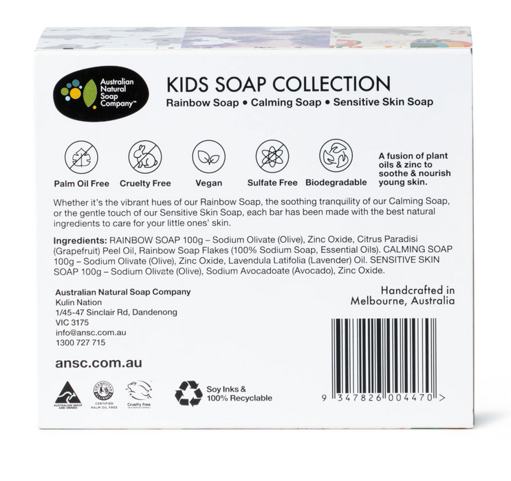 Kids Gift Pack Soap by Australian Natural Soap Company x Suki McMaster