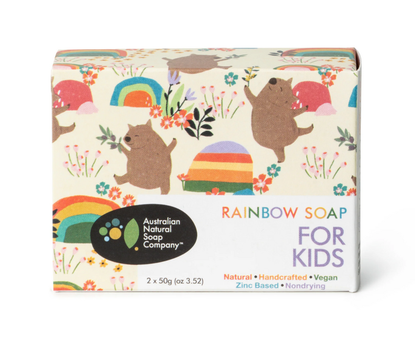 Rainbow Soap for Kids by Australian Natural Soap Company x Suki McMaster