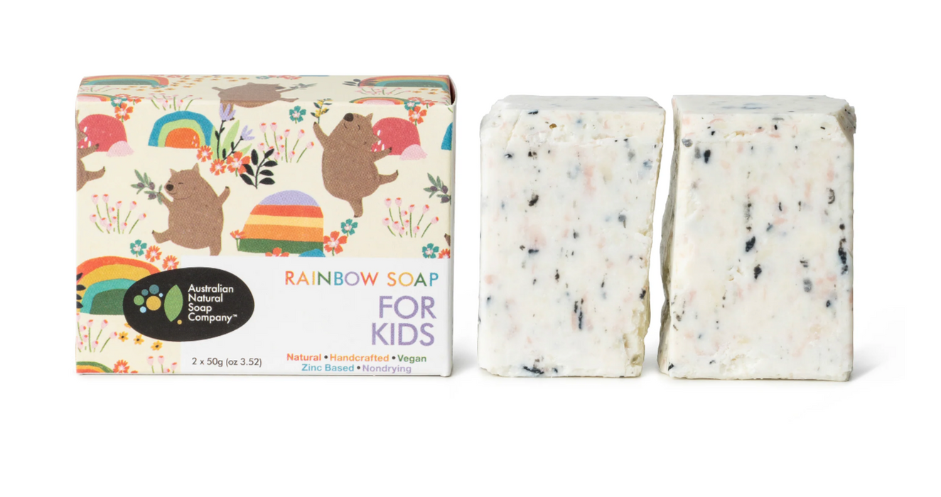 Rainbow Soap for Kids by Australian Natural Soap Company x Suki McMaster