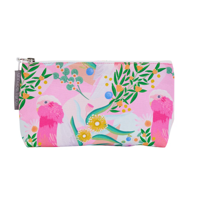 Small Cosmetic Bag - Galah (Cotton) by Annabel Trends