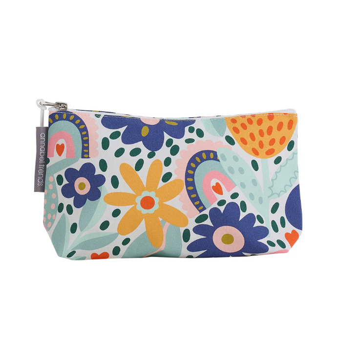 Small Cosmetic Bag - Garden Love (Cotton) by Annabel Trends